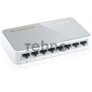 Коммутатор TP-Link SOHO   TL-SF1008D Коммутатор 8-port 10/100M mini Desktop Switch, 8 10/100M RJ45 ports, Plastic case