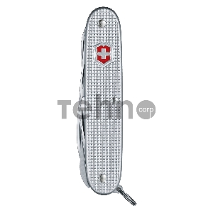 Нож Victorinox Farmer X Alox, 93 мм, 10 функций, алюминиевая рукоять, серебристый