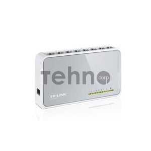 Коммутатор TP-Link SOHO   TL-SF1008D Коммутатор 8-port 10/100M mini Desktop Switch, 8 10/100M RJ45 ports, Plastic case