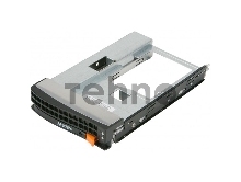 Корзина Supermicro MCP-220-00138-0B Tool-less NVMe Black gen-5 3.5-to-2.5 drive tray, Orange tab