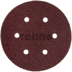 Круг шлифовальный ЗУБР 35566-150-080  МАСТЕР велкро 6отверстий P80 150мм 5шт.