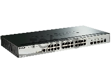 Сетевой коммутатор D-Link DGS-1510-28X, SmartPro с 24 портами 10/100/1000Base-T и 4 портами 10GBase-X SFP+
