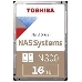 Жесткий диск SATA 16TB 7200RPM 6GB/S 256MB HDWG31GUZSVA TOSHIBA, фото 1