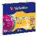 Диск DVD+RW Verbatim 4.7Gb 4x Slim case (5шт) Color (43297), фото 4