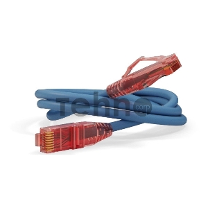 Патч-корд Hyperline PC-LPM-UTP-RJ45-RJ45-C5e-0.15M-LSZH-BL U/UTP, Cat.5е, LSZH, 0.15 м, синий