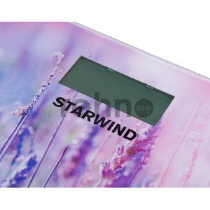 Весы напольные электронные Starwind SSP6049 макс.180кг рисунок/камни