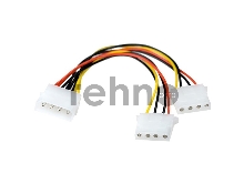 Разветвитель питания IDE-устройств Molex (IDE)  в 2*Molex (IDE), 15см Exegate