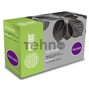 Тонер-картридж Cactus CS-TN3480, черный (8000стр.) для Brother DCP L5500DN/L6600DW/ HL  L5000D/L5100DN/L5100DNT/L5200DW/L5200DWT/L6250DN/L6300DW/L6300DWT/L6400DW/L6400DWT/ MFC L5700DN/L5750DW/L6800DW/L6800DWT/L6900DWT