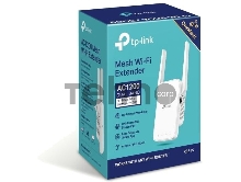 Усилитель TP-Link Wi-Fi сигнала AC1200 OneMesh Wi-Fi Range Extender/Signal Amplifier, dual-band Wi-Fi, two external antennas, 1 10/100Mbps port, 1 WPS button, supports RE/AP mode, Smart signal indicator, easy setup/management via Tether APP/Web UI.