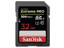Карта памяти SanDisk Extreme Pro SD UHS I 32GB Card for 4K Video for DSLR and Mirrorless Cameras 100MB/s Read & 90MB/s Write, Lifetime Warranty