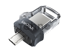 Флеш накопитель 256GB SanDisk Ultra Android Dual Drive OTG, m3.0/USB 3.0, Black