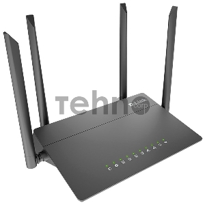 Роутер беспроводной D-Link DIR-815/S (DIR-815/SRU/S1A) 10/100BASE-TX/Wi-Fi черный