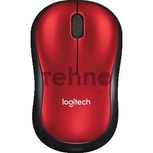 Мышь Logitech Wireless Mouse M185, Red