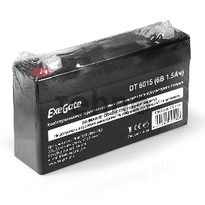 Батарея ExeGate DT 6015 (6V 1.5Ah, клеммы F1)