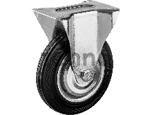 Колесо неповоротное ЗУБР d=160 мм, г/п 145 кг, резина/металл, игольчатый подшипник, 30936-160-F
