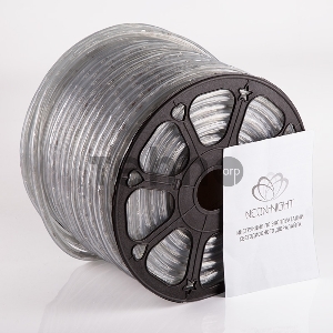 Дюралайт LED, постоянное свечение (2W) - синий, 24 LED/м, Ø10мм, бухта 100м