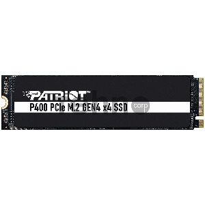Накопитель SSD Patriot M.2 512Gb P400 <P400P512GM28H> (PCI-E 4.0 x4, up to 5000/3300MBs, 550000 IOPs, TBW 400Tb, 22х80mm, graphene heatsink)