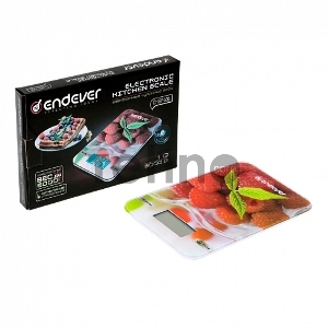 Весы кухонные Endever Chief-506 Цена деления - 1 г, Ситема мер в килограммах, граммах, ЖК дисплей.