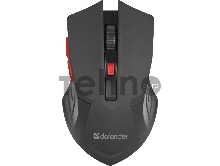 Мышь USB OPTICAL WRL MM-275 RED 52276 DEFENDER