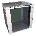 Шкаф настенный ЦМО ШРН-М-12.500 12U 600x520мм пер.дв.стекл съемные бок.пан. 50кг серый, фото 3
