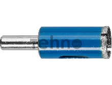 Сверло алмазное трубчатое по стеклу и кафелю, d=14 мм, зерно Р 100, ЗУБР Профессионал 29860-14