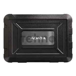 Внешний корпус для жесткого диска 2.5 ADATA External Enclosure ED600 AED600U31-CBK USB 3.1, For SSD, HDD 7mm&9.5mm, IP54, Black, Retail