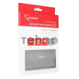 Внешний корпус для HDD Gembird EE2-U2S-5 2.5  EE2-U2S-5, черный, USB 2.0, SATA
