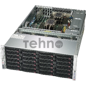 Платформа SuperMicro 6049P-E1CR36L noCPU(2)Scalable/TDP 70-205W/ no DIMM(16)/ 3008RAID HDD(36)LFF/ 2x10Gbe/ 5xFH/ 2x1200W
