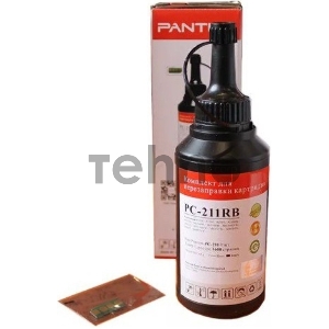 Заправочный комплект Pantum PC-211RB, Black черный (тонер на 1600 стр.+ чип), для P2200/P2207/P2507/P2500W/M6500/M6550/M6607