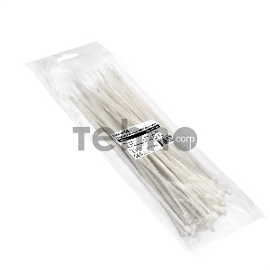 Стяжка (хомут) нейлоновая ExeGate CV66-350x4.8W (нейлон 6.6, 350x4.8мм, неоткрывающаяся, halogen free, -40°C - +85°C, белая, 100 шт)