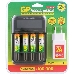 Аккумулятор + зарядное устройство GP PowerBank 270AAHCMHSPBA-2CR4 AA NiMH 2700mAh (4шт) блистер, фото 2