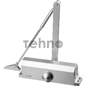 Доводчик дверной STAYER 37915-100, для дверей массой до 100 кг, цвет серебро Доводчик дверной STAYER 37915-100, для дверей массой до 100 кг, цвет серебро