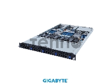 Серверная платформа Gigabyte R182-340 (rev. 100) 1U, 4x3.5