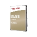 Жесткий диск Toshiba SATA-III 10Tb HDWG11AUZSVA NAS N300 (7200rpm) 256Mb 3.5" Bulk, фото 2