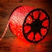 Дюралайт LED, постоянное свечение (2W) - красный Эконом 24 LED/м, бухта 100м, фото 1