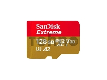 Флеш карта microSD 128GB SanDisk microSDXC Class 10 UHS-I A2 C10 V30 U3 Extreme 190MB/s