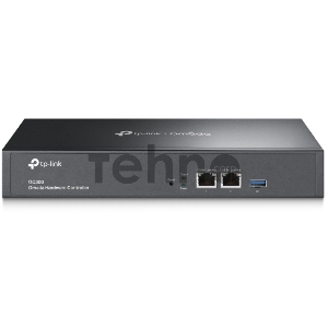 Контроллер TP-Link Omada hardware Controller OC300, 2 gigabit ethernet ports, 1 USB 3.0 port, managed up to 500 Omada Access Points/Switch/Gateway, support batch configuration, firmware upgradation, intelligent network monitoring and captive portal, easy 