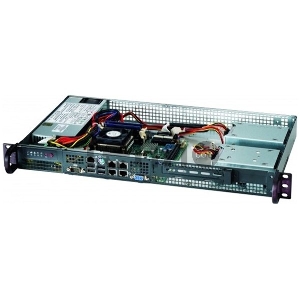 Корпус Supermicro CSE-505-203B 1U 200W BLACK Корпус Supermicro CSE-505-203B 1U 200W BLACK