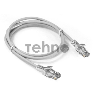 Патч-корд ExeGate EX286382RUS UTP-RJ45-RJ45-5e-1,5M-LSZH-GY, UTP, cat.5e, LSZH, 1.5м, серый
