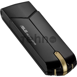 Адаптер ASUS USB-AX56 // WI-FI 802.11ax, 567 + 1201 Mbps USB 3.0 Adapter + внешняя антенна ; 90IG06H0-MO0R00