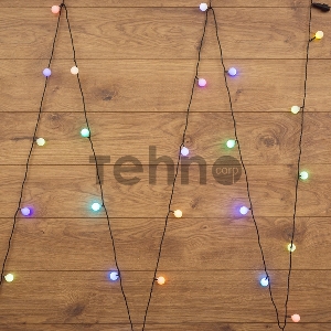 Новогодние светоукрашения NEON-NIGHT (303-559) Гирлянда LED - шарики {RGB, O23 мм, 5 м}