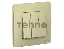Выключатель 3-кл. СП BLANCA (сх.1+1+1) 10А 250В беж. SchE BLNVS100507