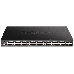 Коммутатор D-Link DGS-1250-52XMP/A1A, L2 Smart Switch with 48 10/100/1000Base-T ports and 4 10GBase-X SFP+ ports (48  PoE ports 802.3af/802.3at (30 W), PoE Budget 370W).16K Mac address, 802.3x Flow Control, 4K, фото 3