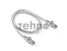 Патч-корд ExeGate EX286381RUS UTP-RJ45-RJ45-5e-1M-LSZH-GY, UTP, cat.5e, LSZH, 1м, серый