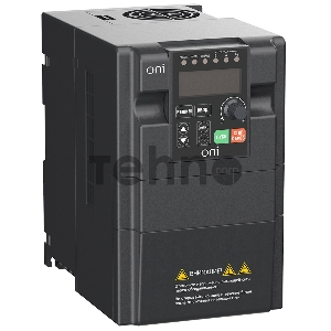 Преобразователь частоты A150 380В 3ф 2.2кВт 6А встроенный торм. модуль ONI A150-33-22NT