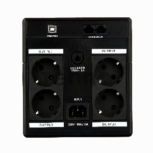 Источник бесперебойного питания ExeGate EP212518RUS Power  Back UNB-1000  <1000VA, Black, 4 евророзетки>