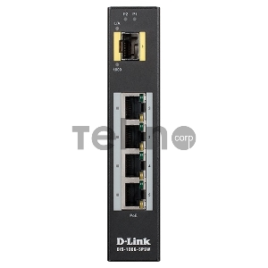 Коммутатор D-Link DIS-100G-5PSW/A1A Промышленный неуправляемый коммутатор с 4 портами 10/100/1000Base-T, 1 портом 1000Base-X SFP, функцией энергосбере