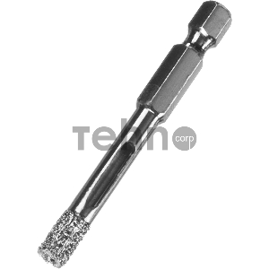 Cверло алмазное универсальное, технология ВВС, d=6 мм, хвостовик HEX 1/4