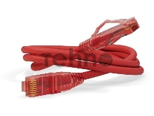 Патч-корд Hyperline U/­UTP, Cat.5е, LSZH, 5 м, красный 