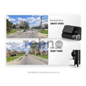 Видеорегистратор 70Mai Dash Cam A800S-1 черный 8Mpix 2160x3840 2160p 140гр. GPS Hisilicon Hi3559V200